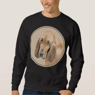 Sweatshirt Bloodhound Peinture - Joli chien d'origine art