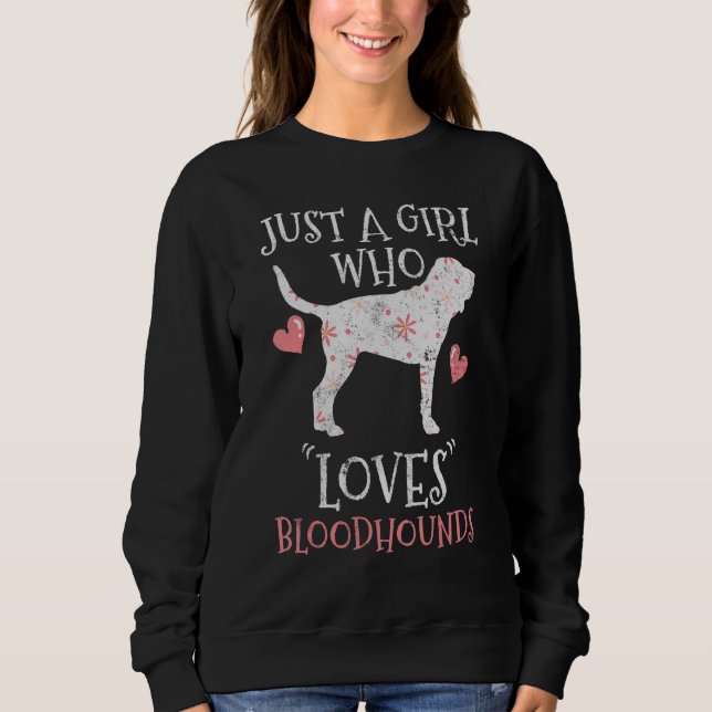 Sweatshirt Bloodhound Vintage (Devant)