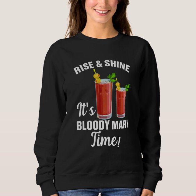 Sweatshirt Bloody Mary Time Cute Cocktail Girls Women Dress (Devant)