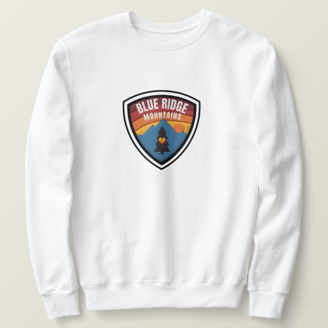 Sweatshirt Blue Ridge Mountains (Design devant)