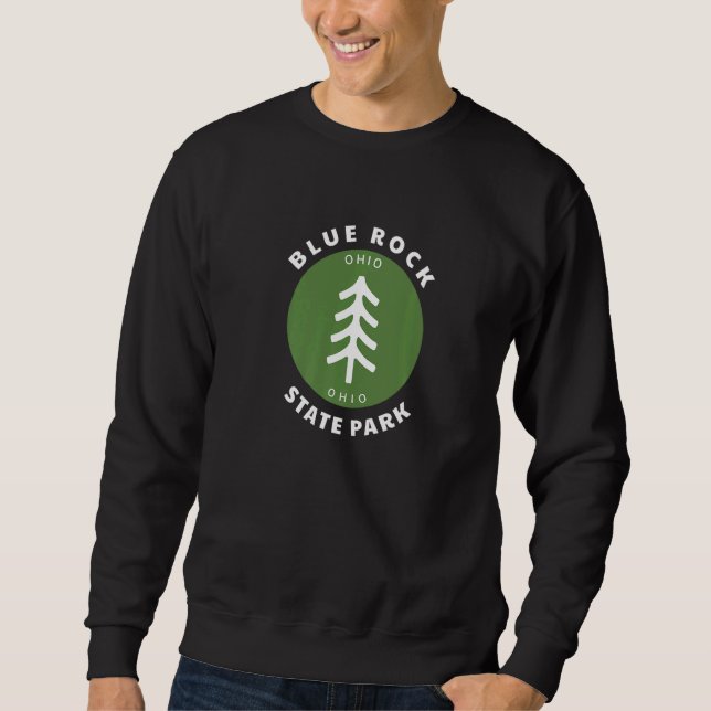 Sweatshirt Blue Rock State Park Ohio OH Tree Forêt extérieure (Devant)