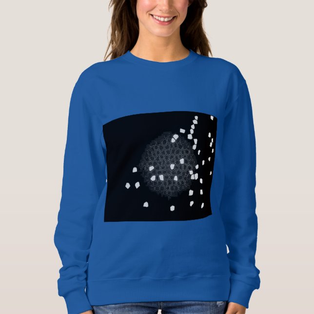 Sweatshirt Blue Shattered (Devant)