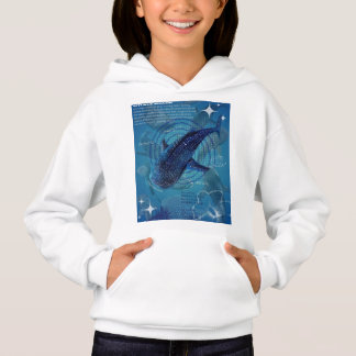  Sweatshirt Blue Whale imprimé des deux côtés 