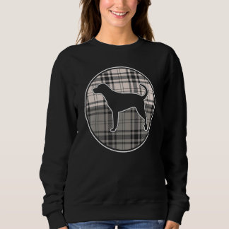 Sweatshirt Bluetick Coonhound Plaid