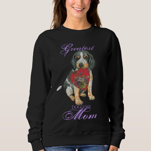 Sweatshirt Bluetick Heart Mom (Devant)