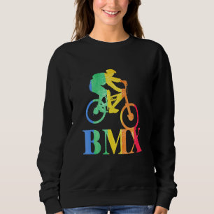 Sweatshirt BMX MTB Stunts Vélo Vélo Vintage Motocros