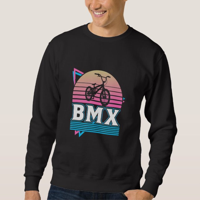 Sweatshirt BMX Racing Cyclocross Race Cycling  Cool Bike Girl (Devant)