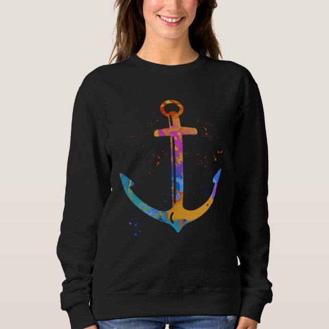 Sweatshirt Boat Captain Graphic  Sail Boat  Motor Boat Captai (Devant)