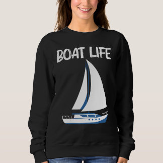 Sweatshirt Boat For Men Women Sailing Trip Travel  1
