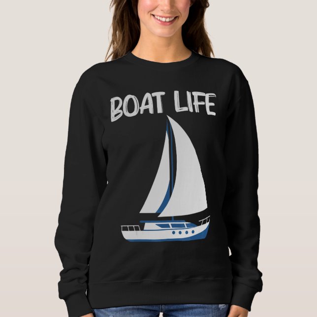 Sweatshirt Boat For Men Women Sailing Trip Travel  1 (Devant)
