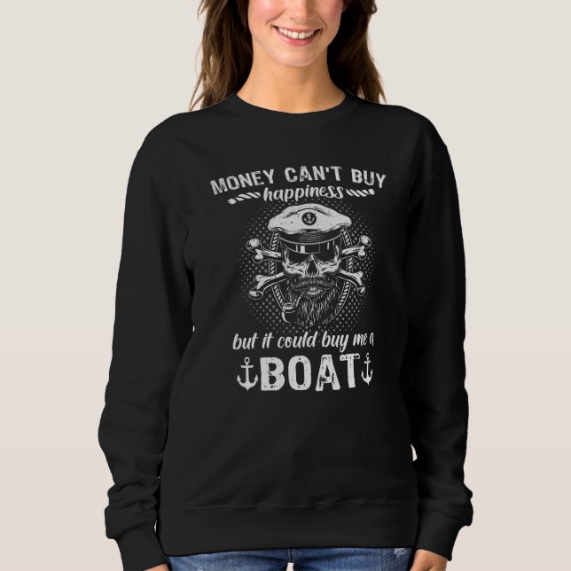 Sweatshirt Boat Sailing Boat Captain's Hat Motorboat Sailing  (Devant)