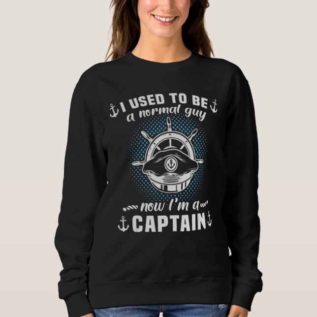 Sweatshirt Boat sports boat sailing boat motor boat captain 6 (Devant)