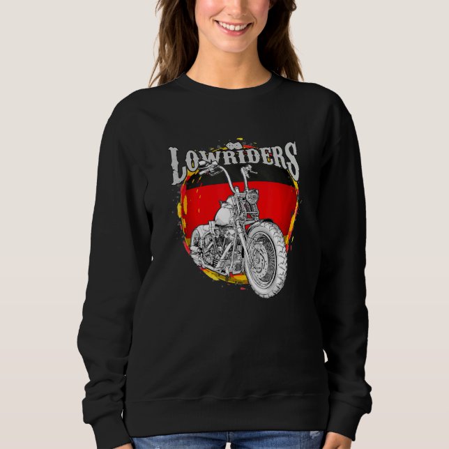 Sweatshirt Bobber Low Rider Clothes Chicano Cholo Vicla Lowri (Devant)
