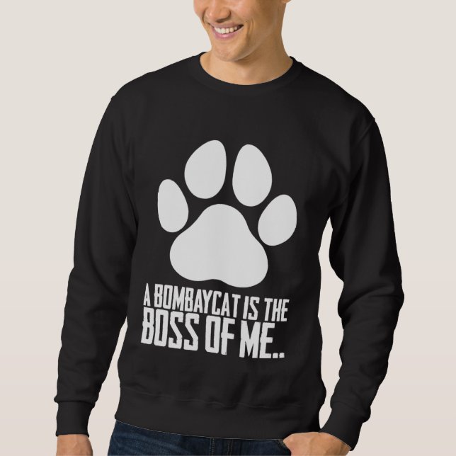 Sweatshirt Bobtail  Bobtail cat  Bobtail mom  3 (Devant)