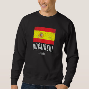 Sweatshirt Bocairent Espagne Es Drapeau Ville Bandera Ropa