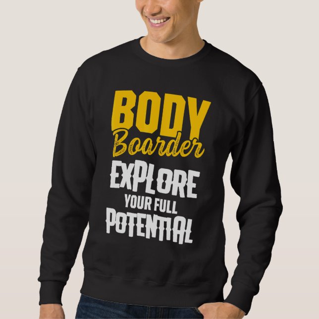 Sweatshirt Bodyboarding Bodyboard Bodyboarder 35 (Devant)