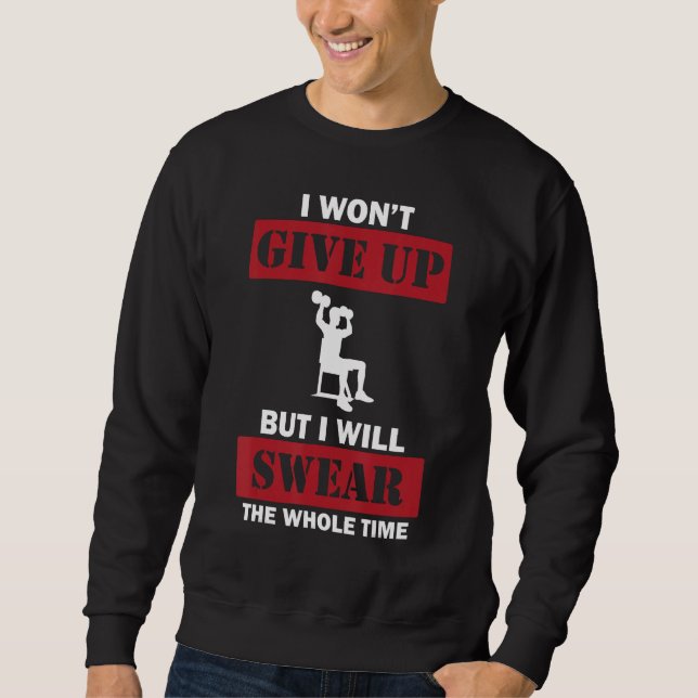 Sweatshirt Bodybuilding  Dire Exercice d'épaule Renforcement  (Devant)