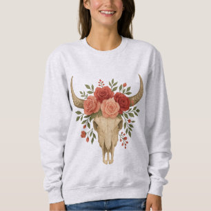 Sweatshirt Boho Gothique Floral