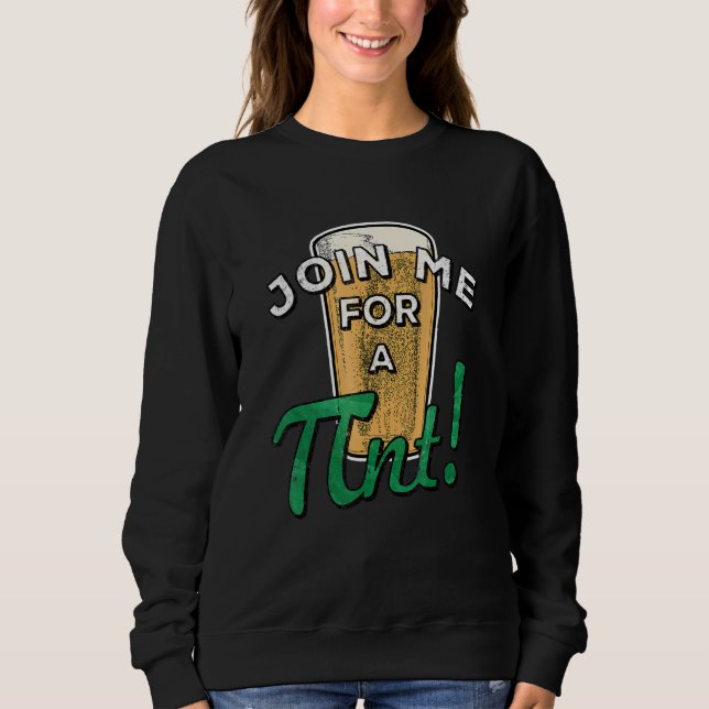 Sweatshirt Boire de la bière Pint Saint Patricks Day National (Devant)