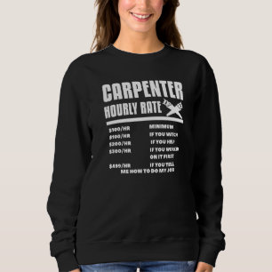 Sweatshirt Bois de charpentier à tarif horaire