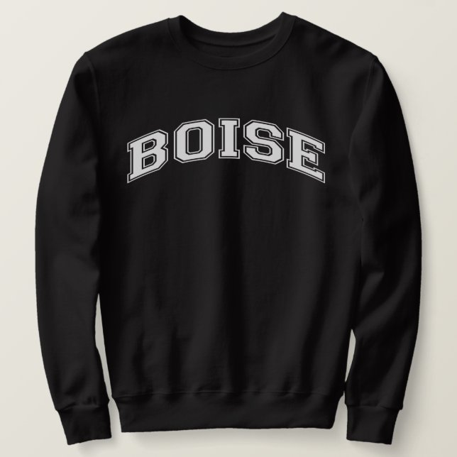 Sweatshirt BOISE University Style Sweater America College (Design devant)