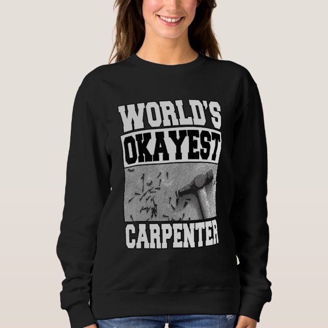 Sweatshirt Boiseries d'artisan de menuiserie pour hommes dans (Devant)