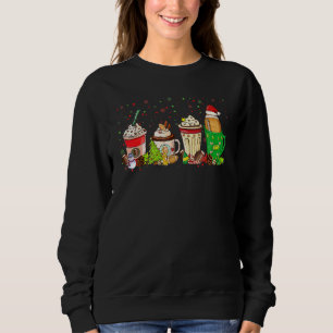 Sweatshirt Boisson café de Noël jour de match de football