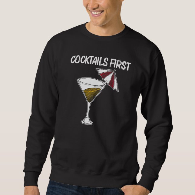 Sweatshirt Boisson Cool Cocktail Pour Hommes Femmes Alcoolisé (Devant)