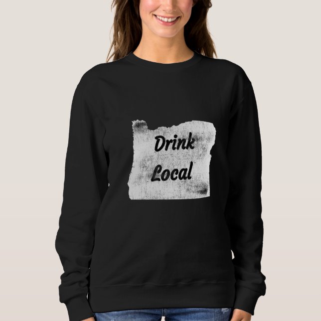 Sweatshirt Boisson de l'Oregon en état de détresse N (Devant)