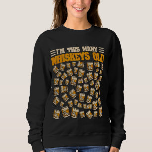 Sweatshirt Boisson de Whiskey 53 ans Bourbon 53e anniversaire