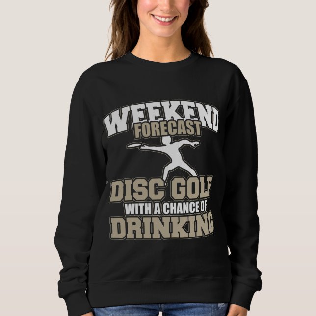 Sweatshirt Boisson sur disque (Devant)