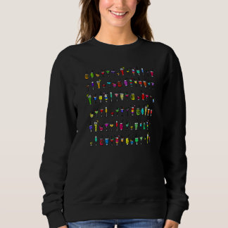 Sweatshirt Boissons Rafraîchissantes Longdrinks Fête Alcool F