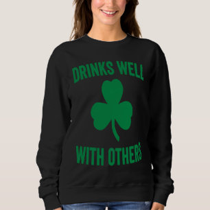 Sweatshirt Boit Bien Avec Les Autres Concours de buveurs de