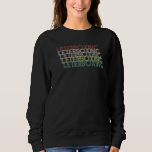 Sweatshirt Boîte à lettres rétro vintage