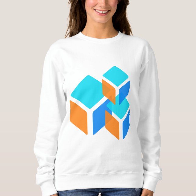 Sweatshirt Boîtes carrés (Devant)