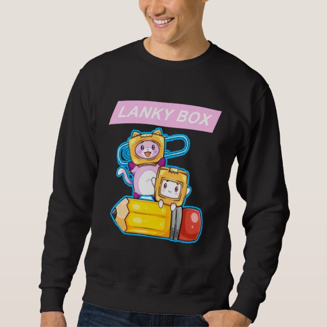 Sweatshirt Boîtes classiques Crayons superbes Photos Aimer An (Devant)