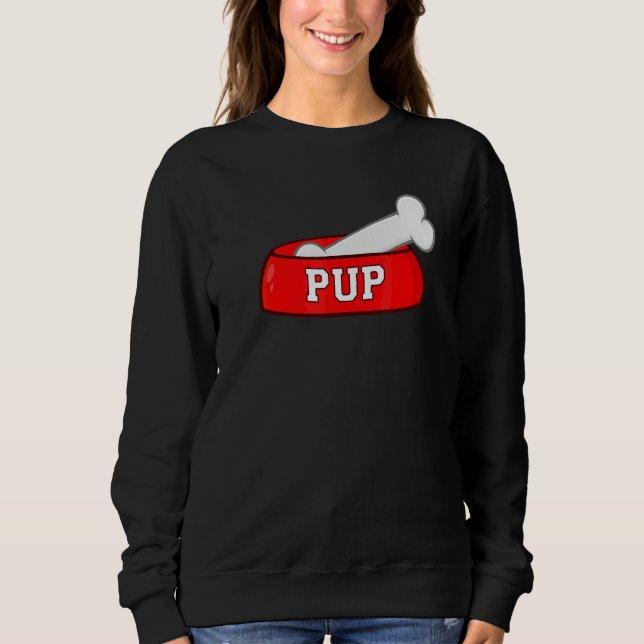Sweatshirt Bol pour chien avec os de chien (Devant)