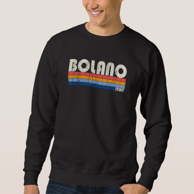Sweatshirt Bolano Italy Retro 70s 80s Style (Devant)