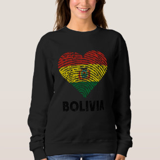 Sweatshirt Bolivie Coeur Pride bolivienne Roots boliviens Bol