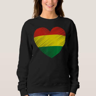 Sweatshirt Bolivie vintage Bolivie Bolivie Soutien de la fier