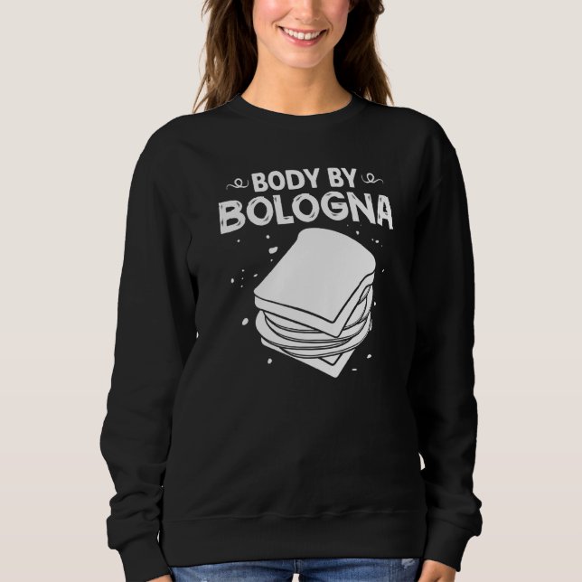Sweatshirt Bologna Meat Italy Sandwich Sausage Baloney Fried (Devant)