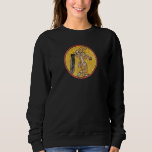 Sweatshirt Bombe Bunny Vintage Look Bomber Style Nez Art