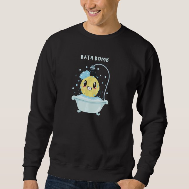 Sweatshirt Bombes de bain laver les boules de bulle Relaxant  (Devant)
