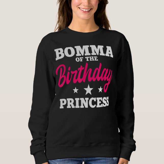 Sweatshirt Bomme De L'Anniversaire De Fête De La Princesse An (Devant)