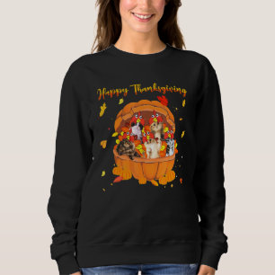 Sweatshirt Bon thanksgiving Chat Turquie Thanksgiving Costume