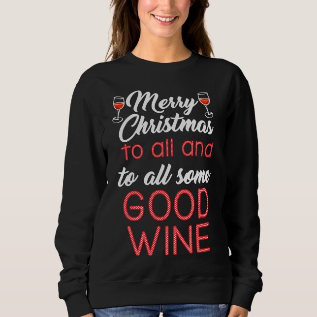 Sweatshirt Bon Vin Relaxé (Devant)