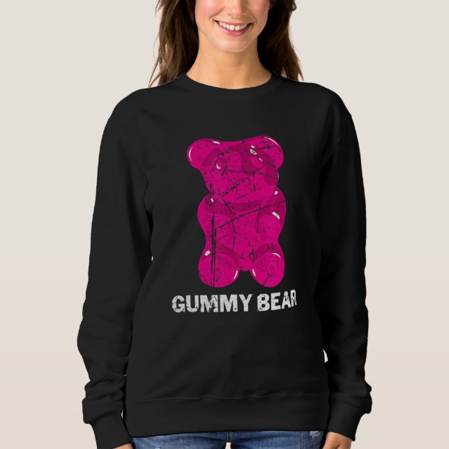 Sweatshirt Bonbons Cool Gummy Ours Grunge Costume (Devant)