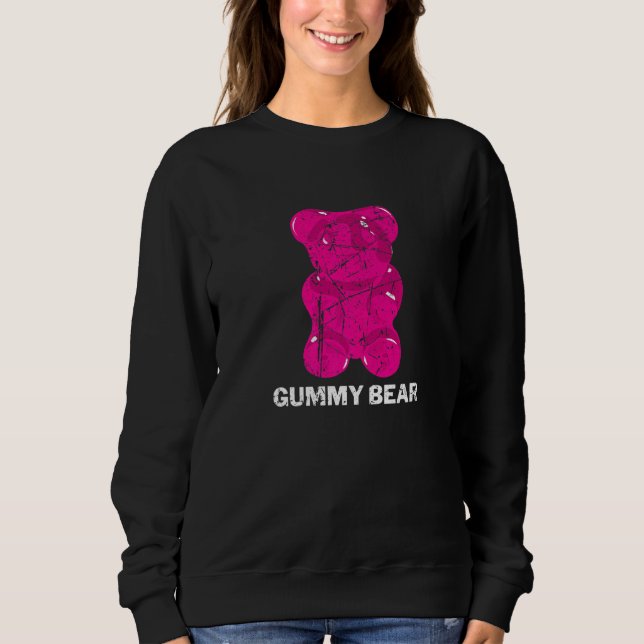 Sweatshirt Bonbons Cool Gummy Ours Grunge Costume (Devant)
