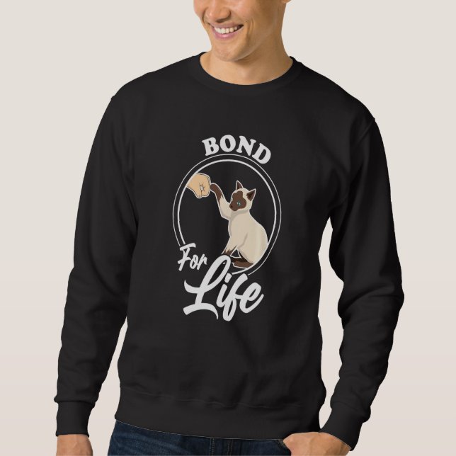 Sweatshirt Bond pour la vie Chat papa (Devant)