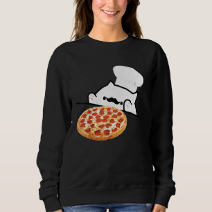 Sweatshirt Bongo Chat Pizza Chef Dank Mèmes